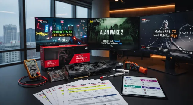 Гарантия на видеокарты AMD Radeon в России 2026: что покрывает производитель — практический разбор с тестами в актуальных играх